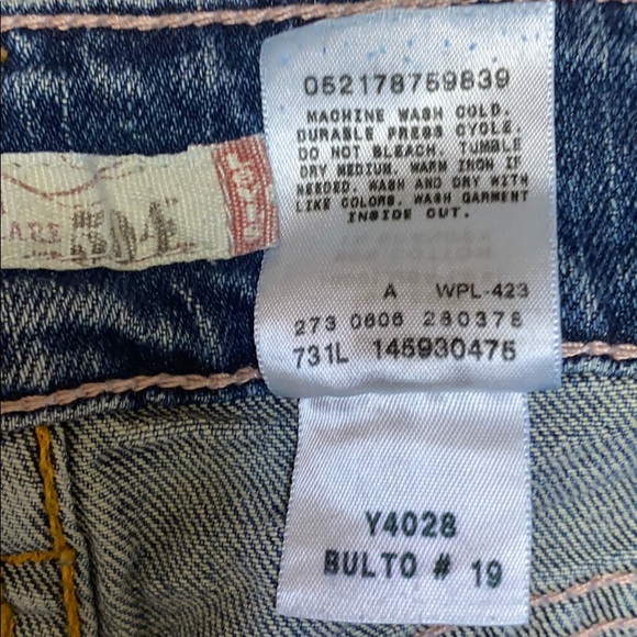 Levis 504 Slouch Flare 90s Jeans Sz 16 M 31L HTF - Picture 11 of 12